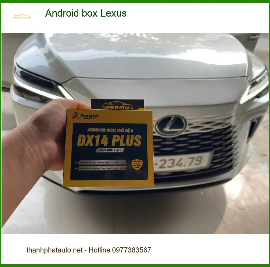 Chị Hà lắp Android box Lexus tại Quận 2 để nâng cấp giải trí trên xe