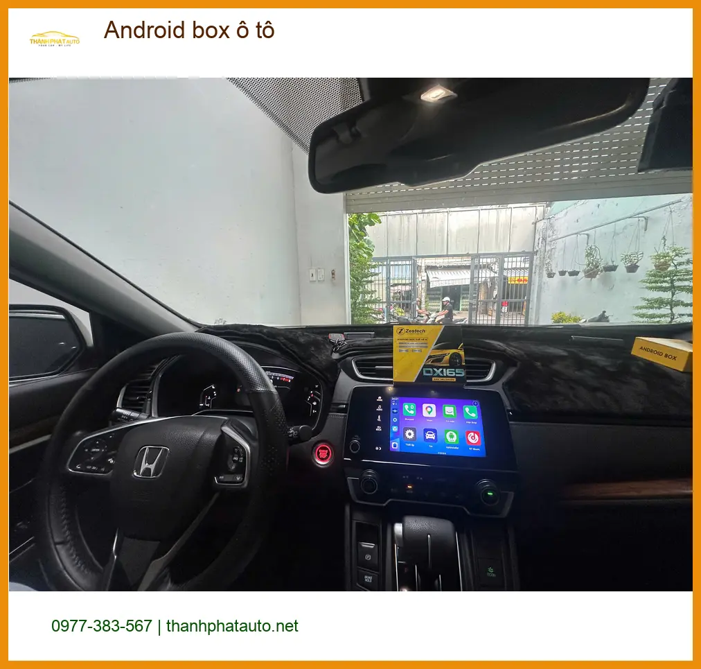 Chị Thanh lắp Android box ô tô Hyundai Accent Quận 4 giải trí không giới hạn