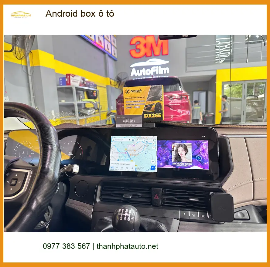 Chị Mai lắp Android box ô tô Toyota Yaris để nâng cấp giải trí tại Quận 2 ảnh thực tế 4
