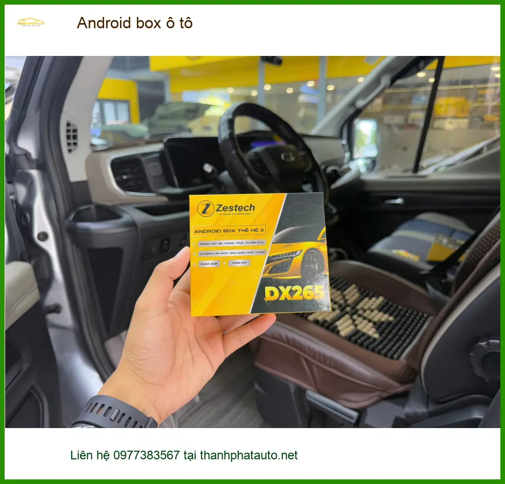 Anh Tùng lắp Android box ô tô Honda CRV tại Quận 9 giải trí thông minh ảnh thực tế 4
