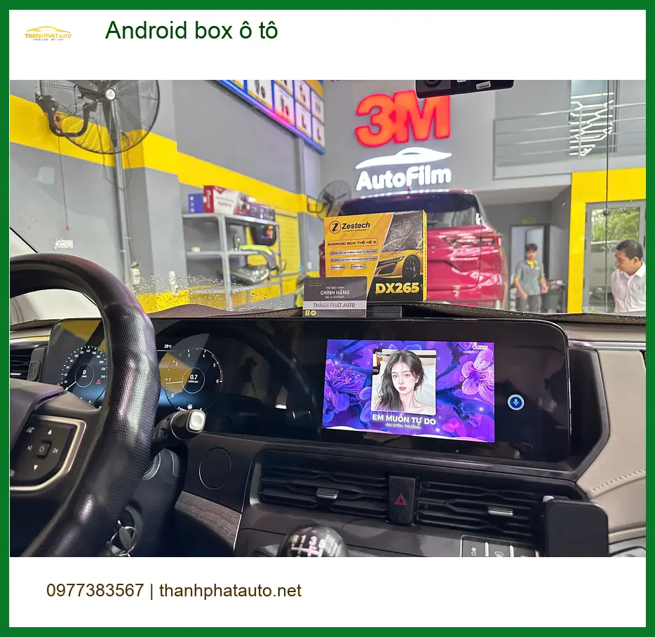 Chị Mai lắp Android box ô tô Toyota Yaris để nâng cấp giải trí tại Quận 2 ảnh thực tế 5