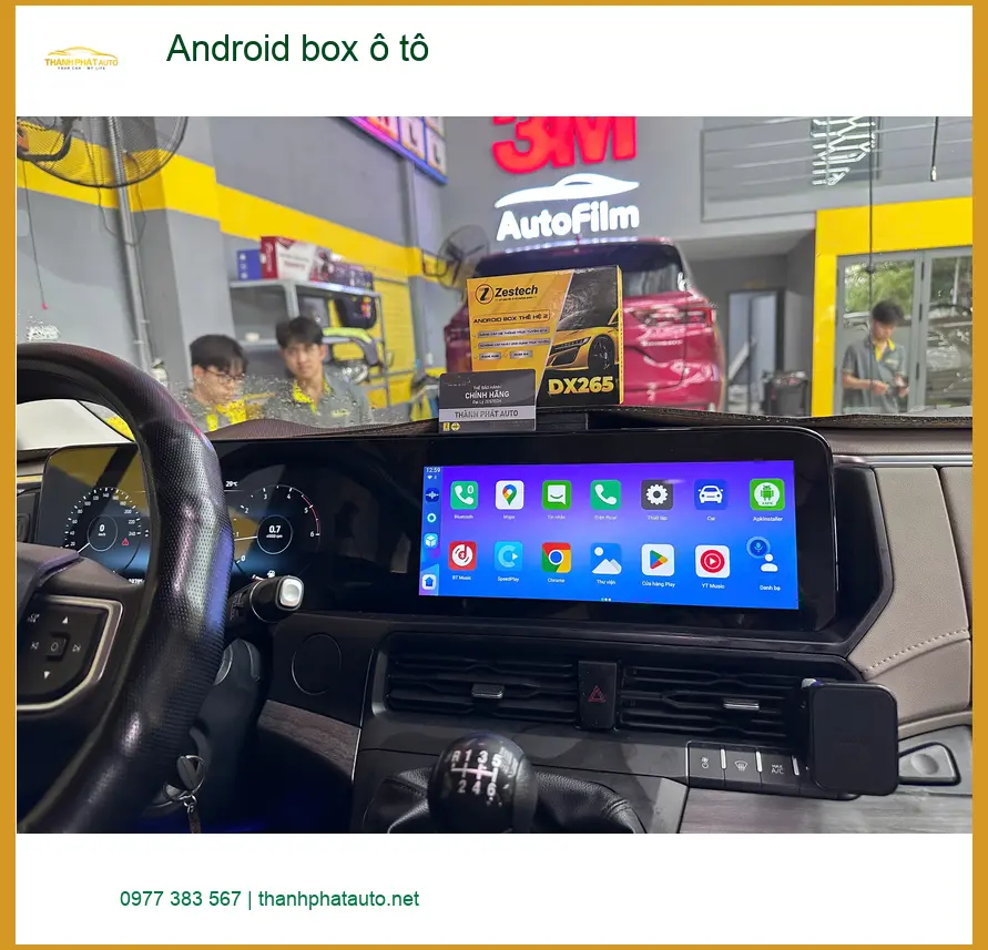 Anh Khang lắp Android box ô tô cho Hyundai Creta tại Củ Chi để tối ưu giải trí ảnh thực tế 3