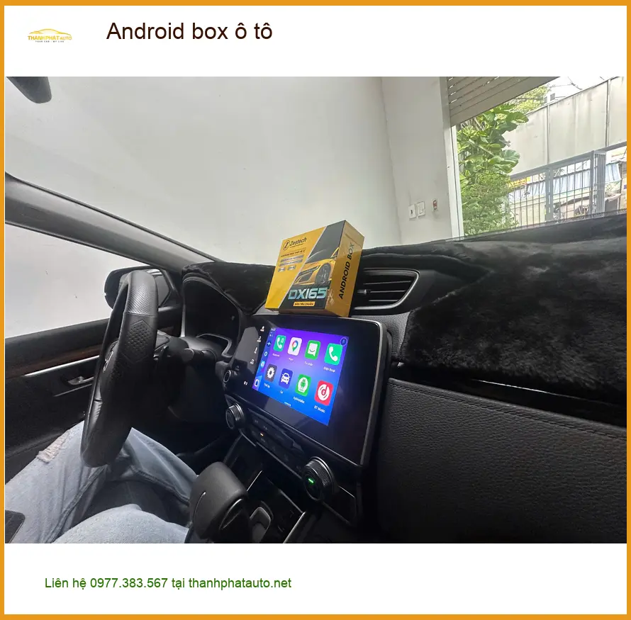 Chú Minh lắp Android box ô tô Hyundai Accent ở Quận Huyện Nhà Bè. ảnh thực tế 3