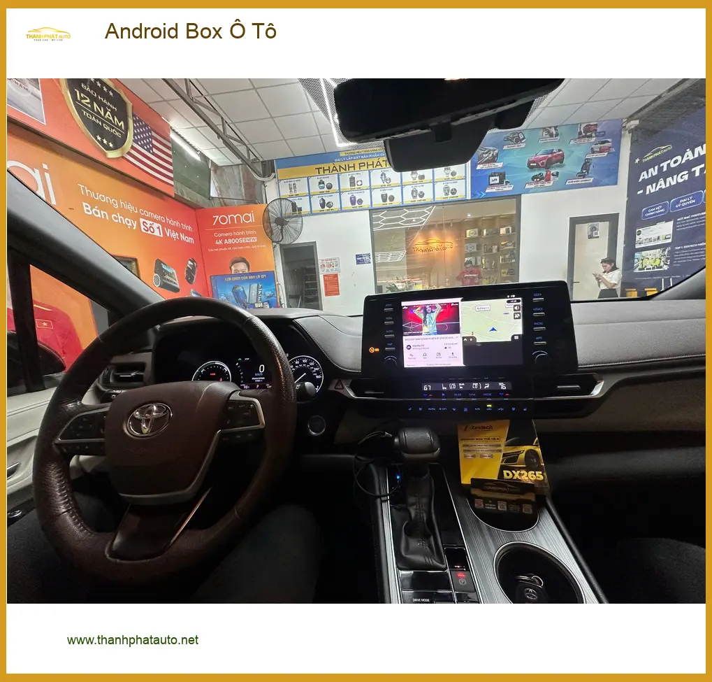 Anh Tấn lắp Android Box Ô Tô chính hãng cho Hyundai Kona tại Quận 12 để nâng tầm giải trí