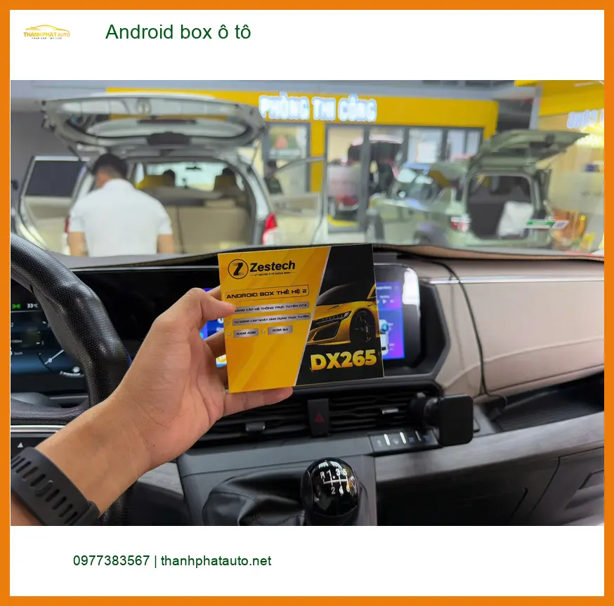 Chú Long lắp Android Box ô tô Hyundai Accent tại Quận Bình Thạnh ảnh thực tế 3