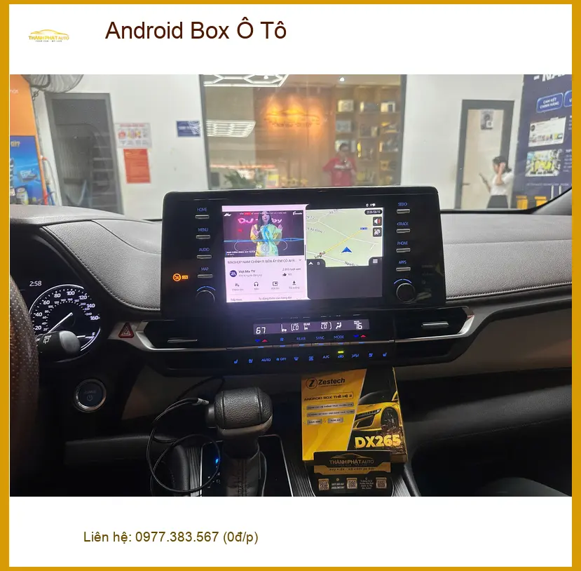 Anh Duy Khánh lắp Android Box Ô Tô cho Kia Carnival ở Thủ Đức ảnh thực tế 2