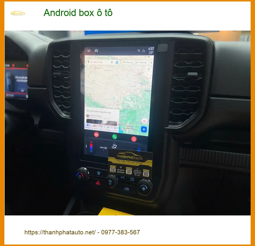 Anh Duy lắp Android box ô tô cho Suzuki Ertiga tại Quận 12 giải trí tiện lợi
