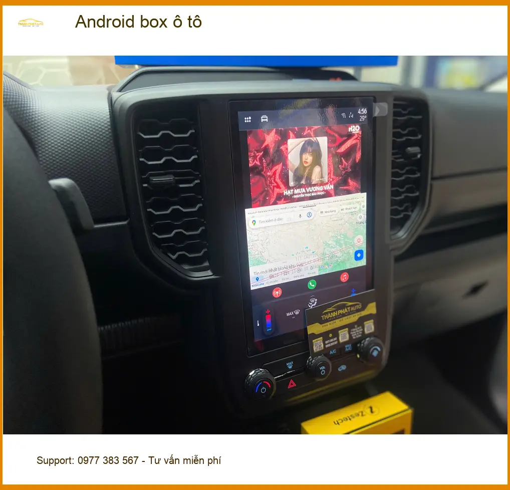 Anh Duy lắp Android box ô tô cho Suzuki Ertiga tại Quận 12 giải trí tiện lợi ảnh thực tế 2