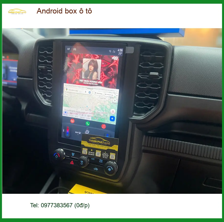 Anh Tuấn Kiệt lắp Android box ô tô cho Mazda CX-5 tại Gò Vấp để giải trí trên xe ảnh thực tế 2