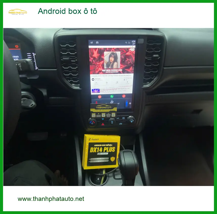 Anh Tuấn Kiệt lắp Android box ô tô cho Mazda CX-5 tại Gò Vấp để giải trí trên xe ảnh thực tế 3