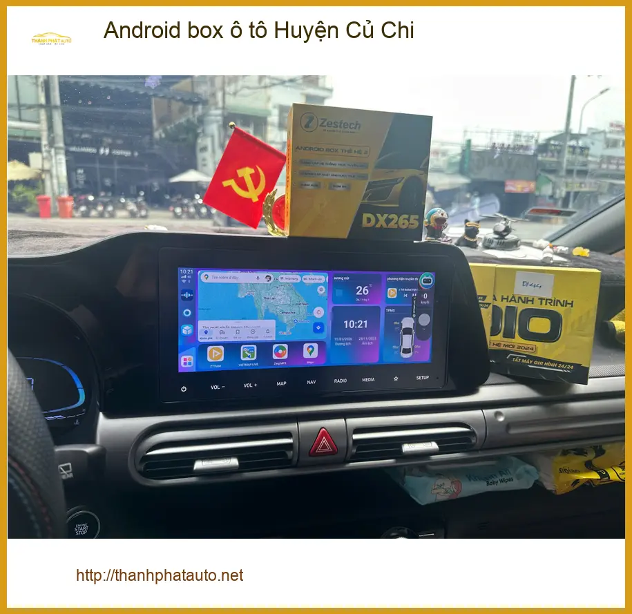 Trung Tâm Gắn Android Box box ô tô Huyện Củ Chi - Lắp Đặt Uy Tín TPHCM ảnh thực tế 3