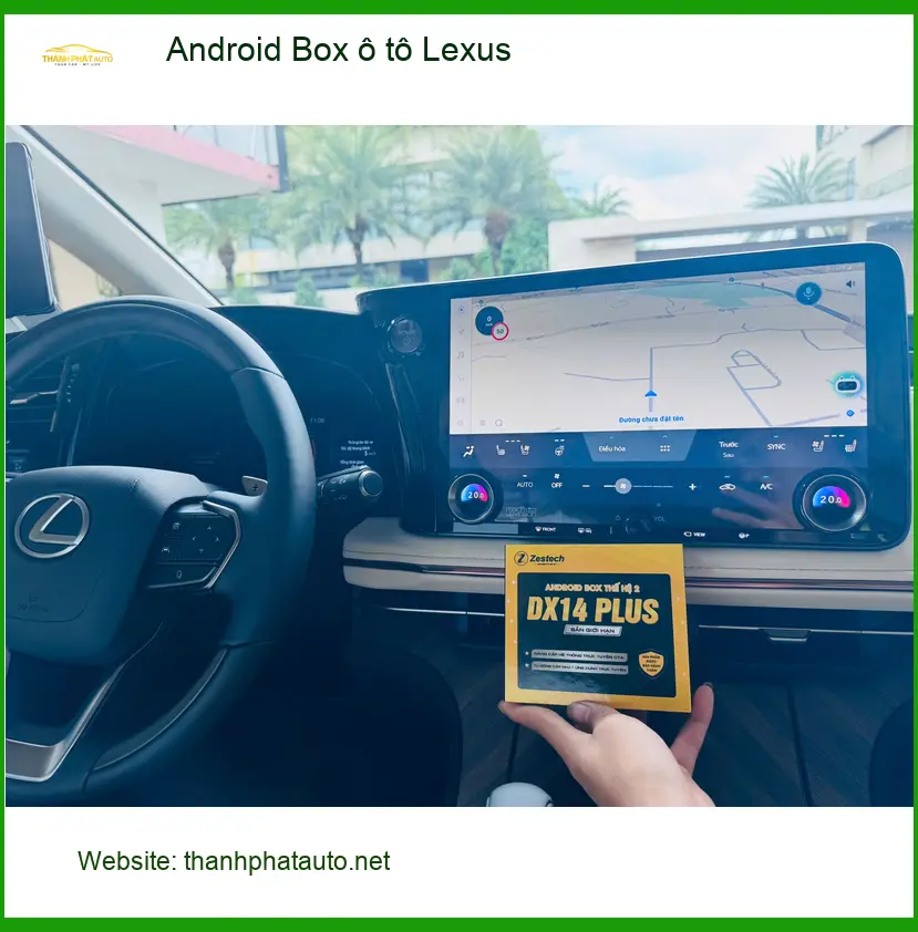 Anh Tấn lắp Android Box ô tô Lexus RX 350 tại Quận 12 để nâng cấp giải trí