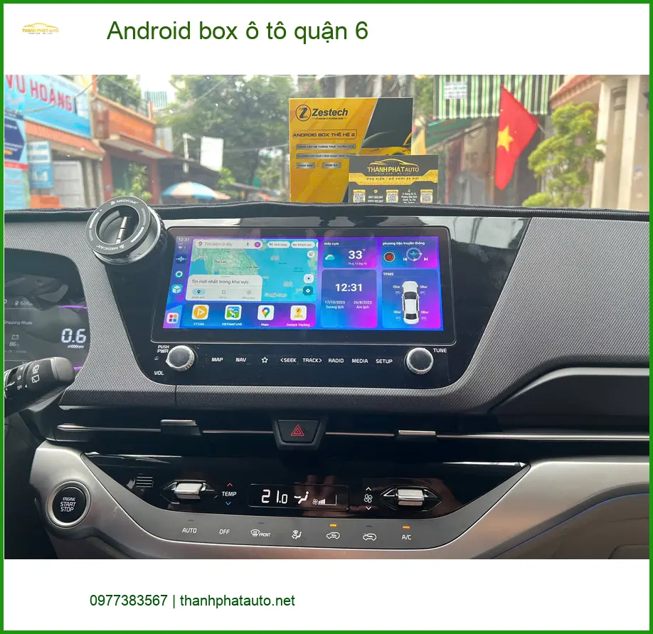 Địa Chỉ Lắp Android Box box ô tô quận 6 - Lắp Đặt Uy Tín TPHCM ảnh thực tế 2