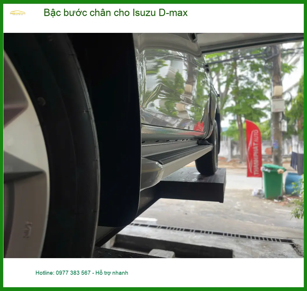 Anh Tùng lắp bậc bước chân Isuzu D-max tiện lợi tại Quận Huyện Nhà Bè ảnh thực tế 2