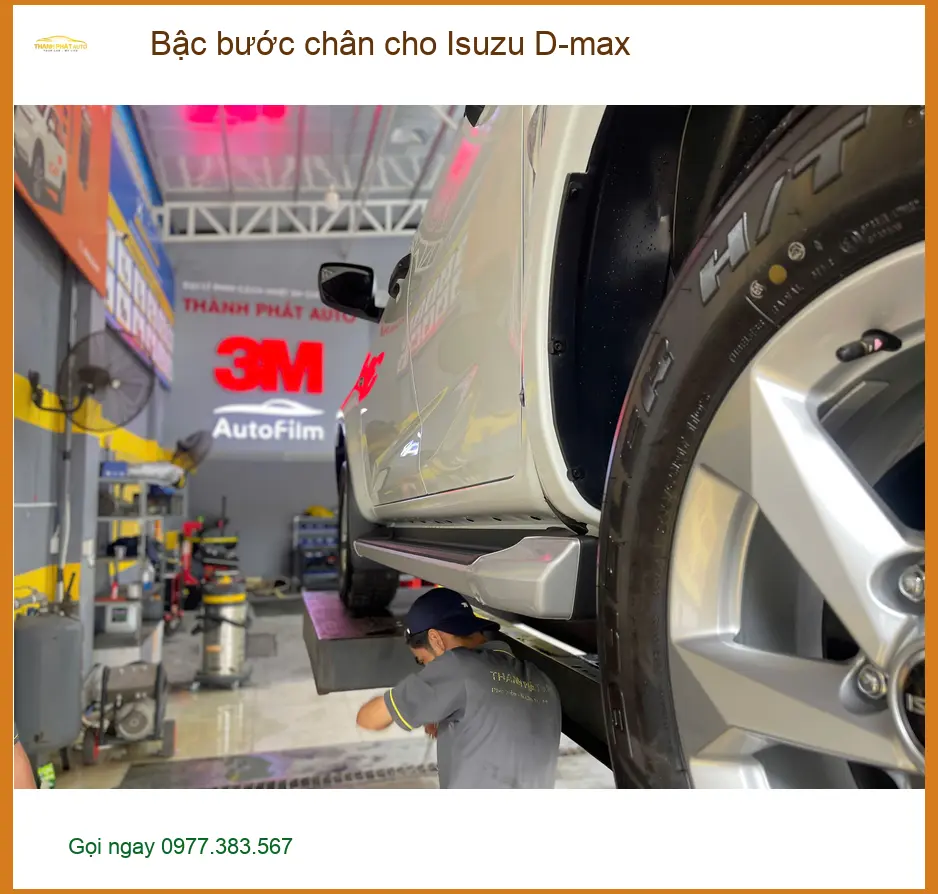 Anh Tùng lắp bậc bước chân Isuzu D-max tiện lợi tại Quận Huyện Nhà Bè ảnh thực tế 3