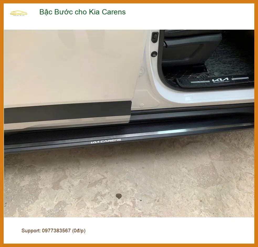 Anh Khang lắp Bậc Bước cho Kia Carens Quận 10 để gia đình tiện lên xuống ảnh thực tế 3