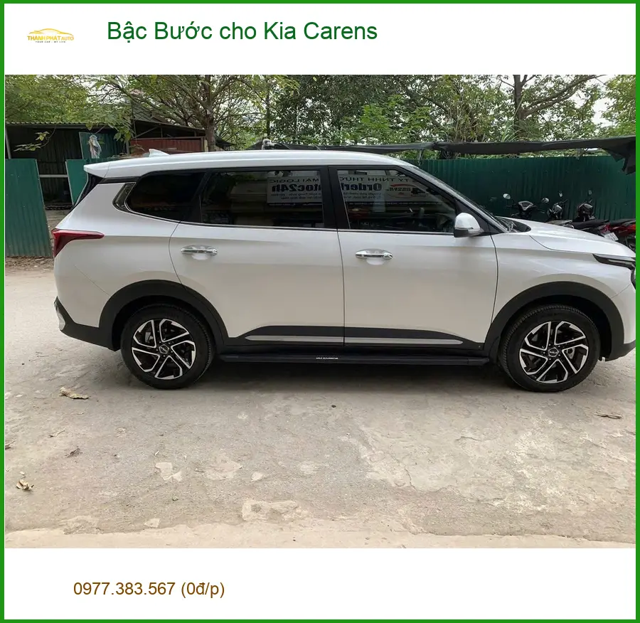 Anh Khang lắp Bậc Bước cho Kia Carens Quận 10 để gia đình tiện lên xuống ảnh thực tế 5