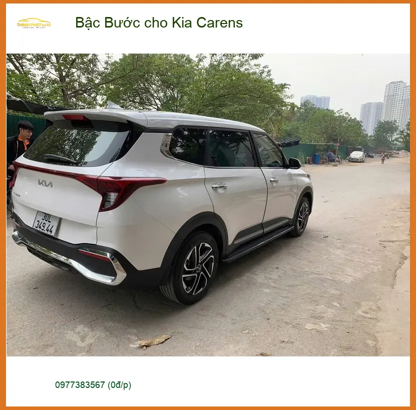 Chị Thùy lắp Bậc Bước cho Kia Carens tại Quận Nhà Bè cho gia đình tiện lên xuống ảnh thực tế 5