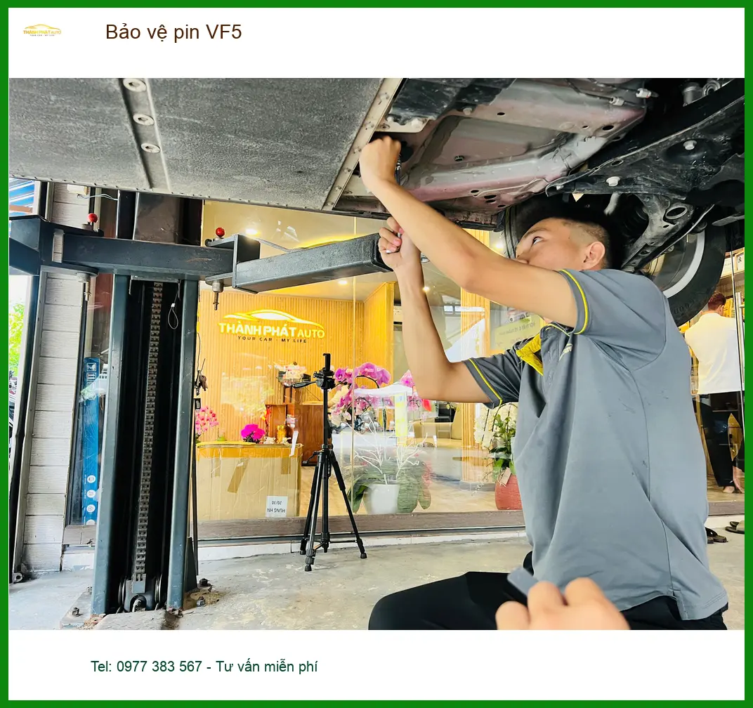 Chị Mai bảo vệ pin VinFast VF5 Plus tại Quận 11 để tối ưu hiệu suất và kéo dài tuổi thọ ảnh thực tế 5