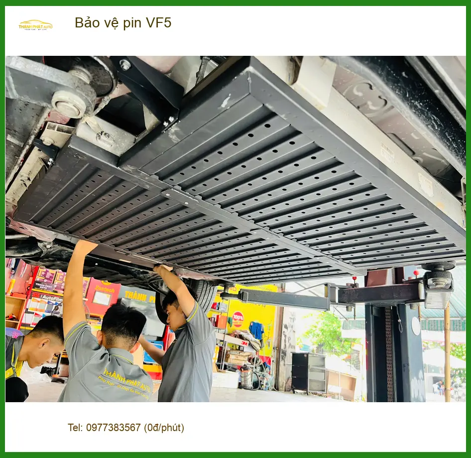 Anh Quang bảo vệ pin VinFast VF5 tại Quận 2 cho xe điện bền hơn ảnh thực tế 4