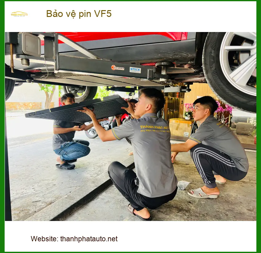 Anh Nhật lắp đặt giải pháp bảo vệ pin VF5 tại Quận 12 ảnh thực tế 3