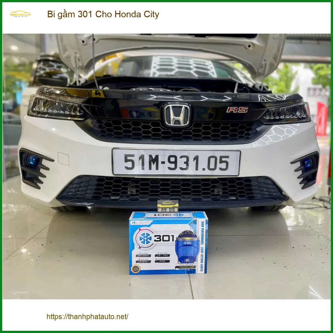 Anh Tùng lắp bi gầm 301 Honda City Quận Bình Tân cải thiện ánh sáng đêm