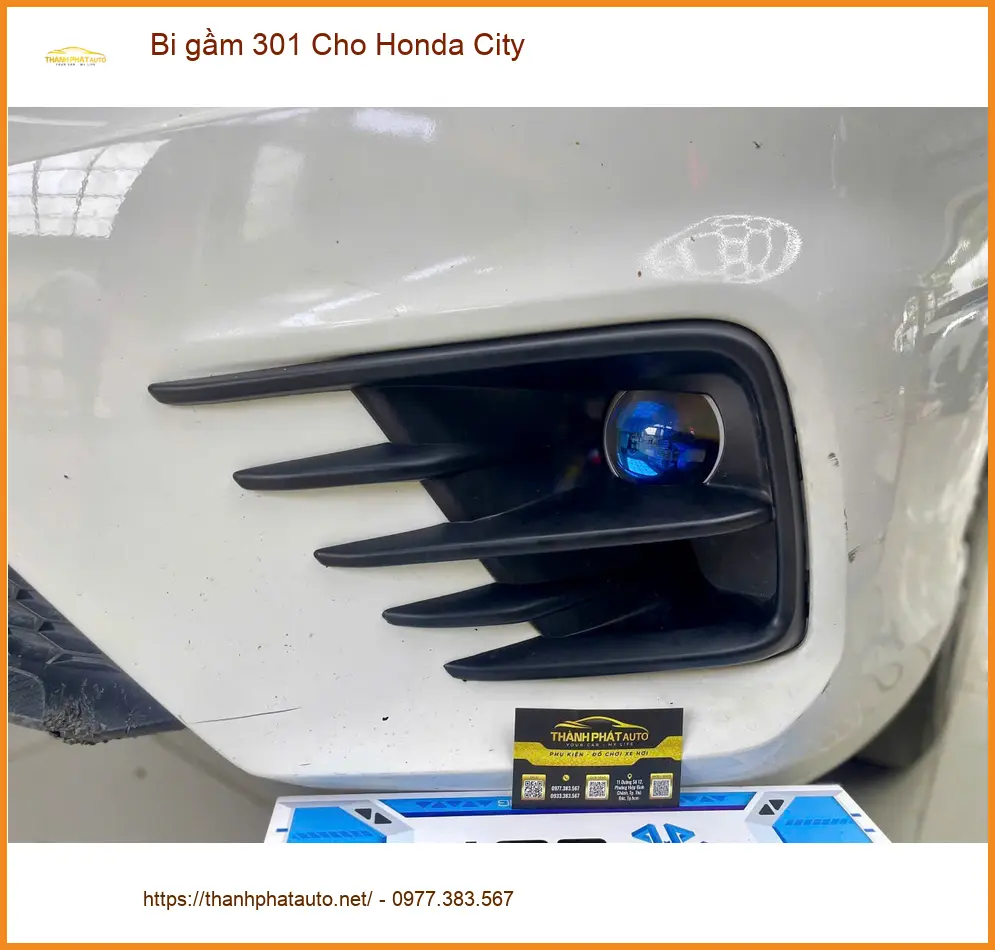 Chị Ngọc Diệp lắp bi gầm 301 cho Honda City vì đèn zin không đủ sáng khi đi đêm ở Quận 12 ảnh thực tế 2