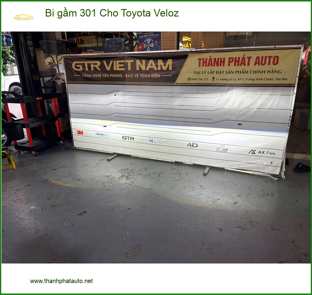 Anh Trọng độ Bi gầm 301 cho Toyota Veloz tại Quận 8 vì đèn zin không đủ sáng ảnh thực tế 3