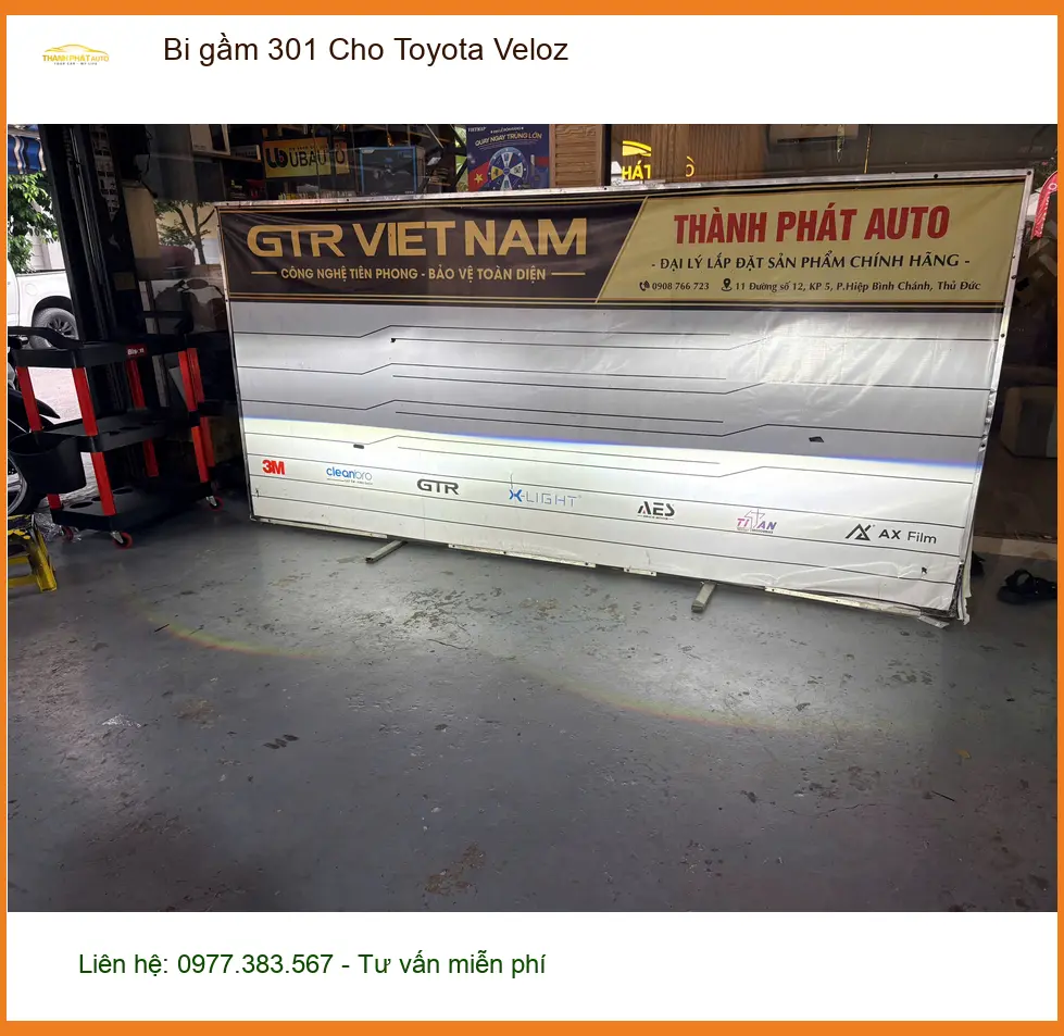 Chú Quang độ bi gầm 301 cho Toyota Veloz Gò Vấp để an tâm đi đường mưa. ảnh thực tế 3