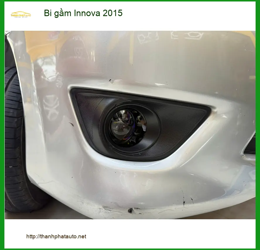 Chú Lân độ bi gầm Innova 2015 tại Thủ Đức vì đèn zin yếu ảnh thực tế 2