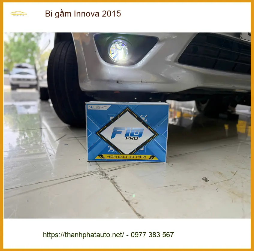 Chú Dũng độ bi gầm Innova 2015 tại Phú Nhuận do đèn zin yếu ảnh thực tế 2