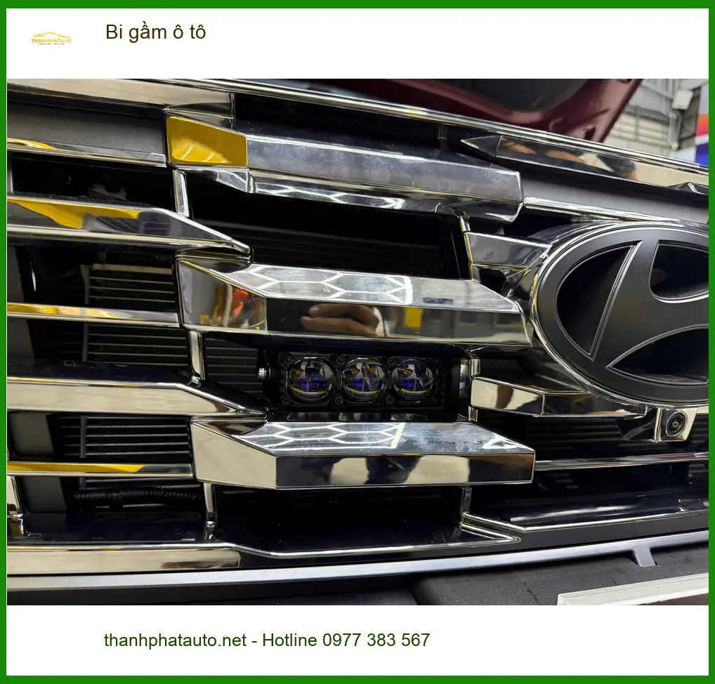 Anh Tấn độ bi gầm ô tô Hyundai Creta tại Quận 9 để cải thiện tầm nhìn ban đêm ảnh thực tế 4
