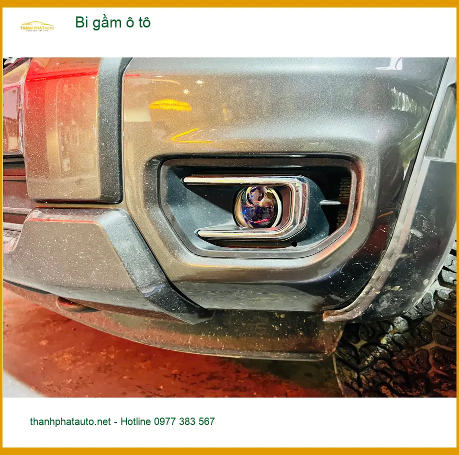Chú Thành lắp bi gầm ô tô cho Kia K3 để cải thiện tầm nhìn đêm tại Cần Giờ. ảnh thực tế 2