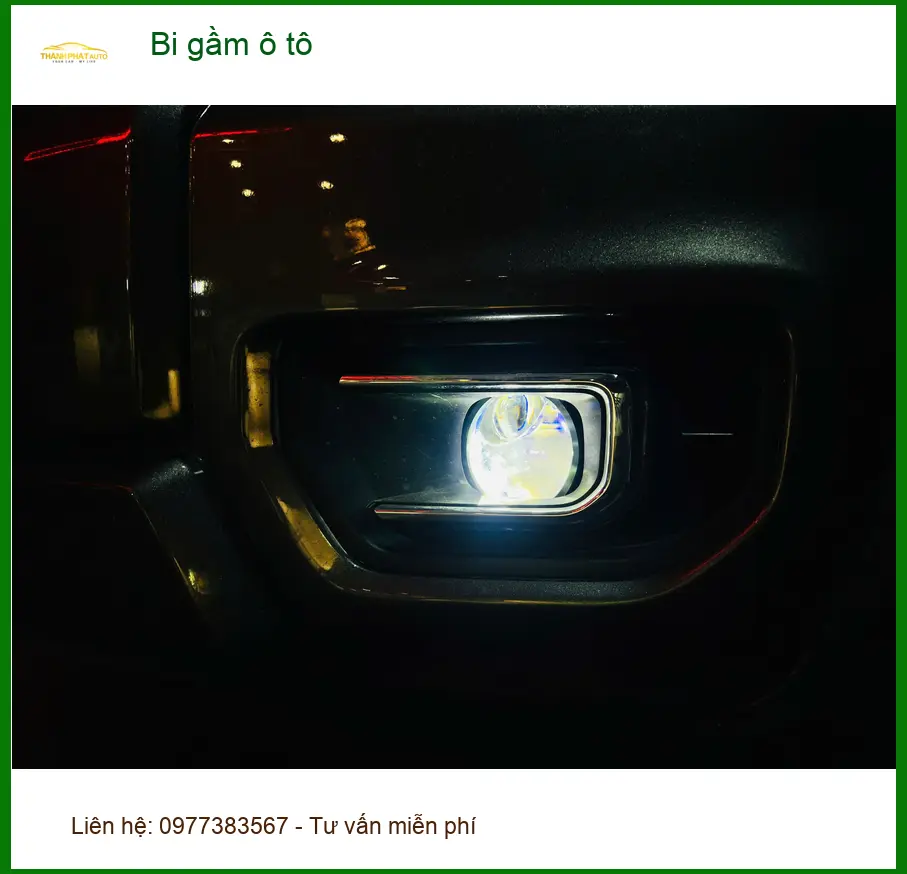 Chú Thành lắp bi gầm ô tô cho Kia K3 để cải thiện tầm nhìn đêm tại Cần Giờ. ảnh thực tế 3