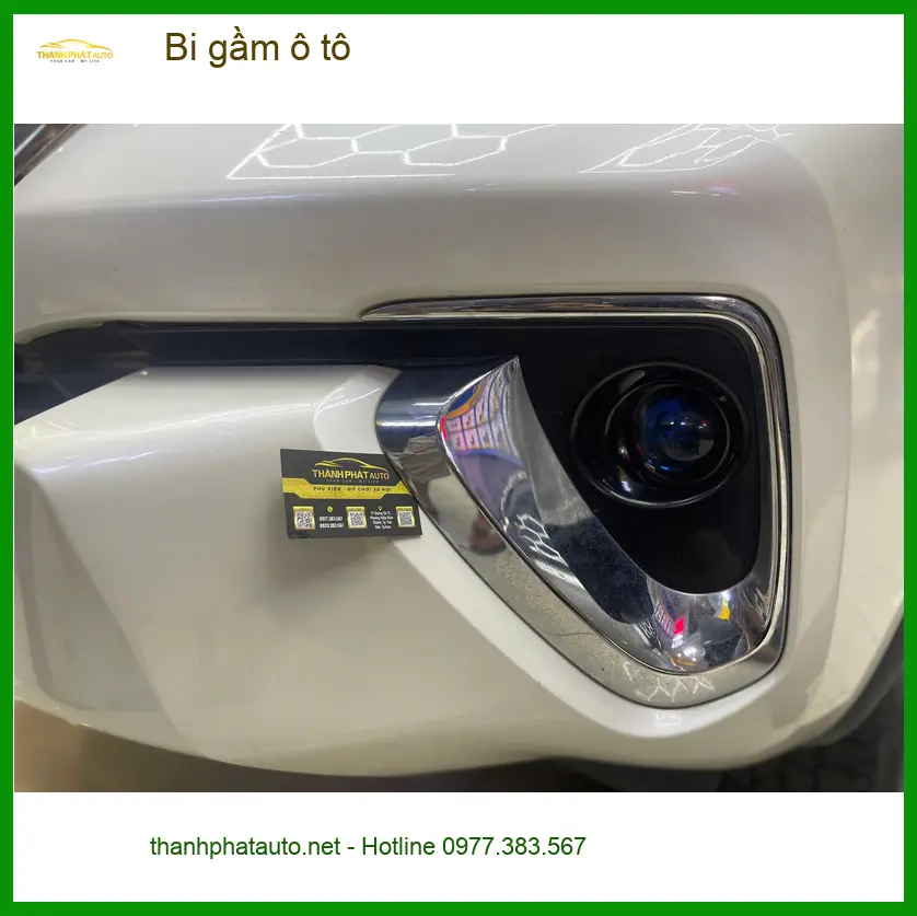 Anh Lợi nâng cấp bi gầm ô tô cho Kia Carnival tại Quận 9 vì đèn zin thiếu sáng ảnh thực tế 4