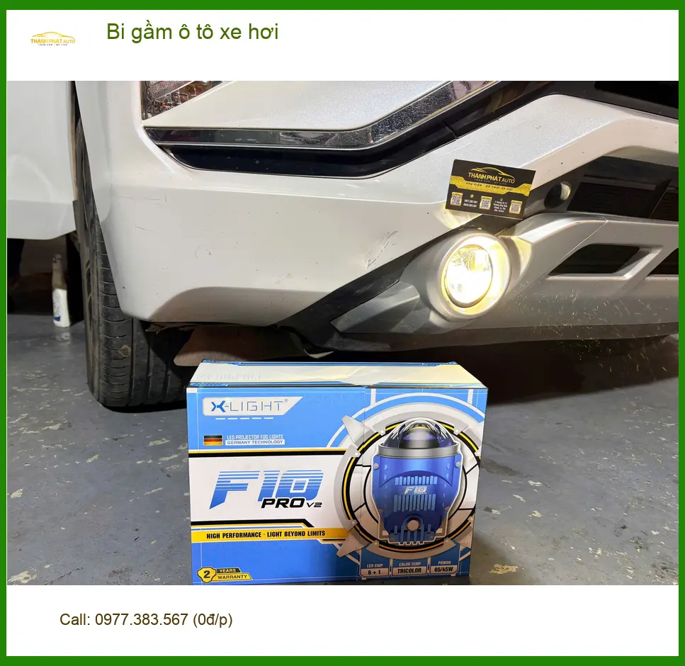 Anh Dũng độ bi gầm cho Hyundai Santa Fe tại Quận 8 vì đèn zin yếu