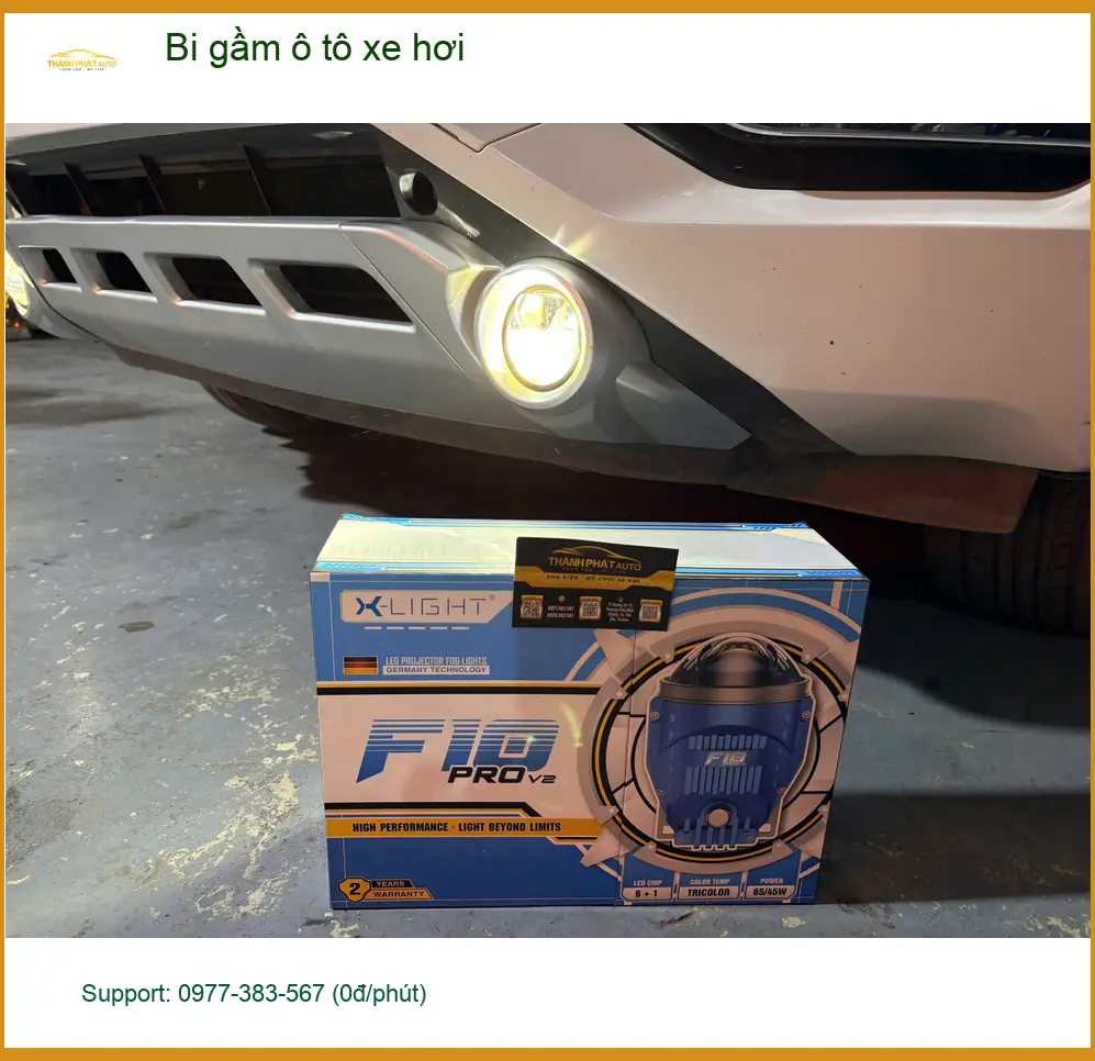 Anh Dũng độ bi gầm cho Hyundai Santa Fe tại Quận 8 vì đèn zin yếu ảnh thực tế 2