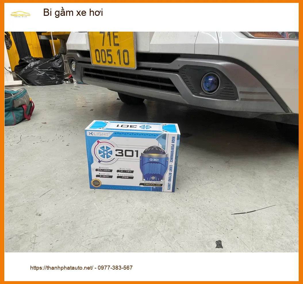 Anh Minh độ bi gầm Kia K3 vì đèn nguyên bản không đủ sáng tại Quận Bình Thạnh