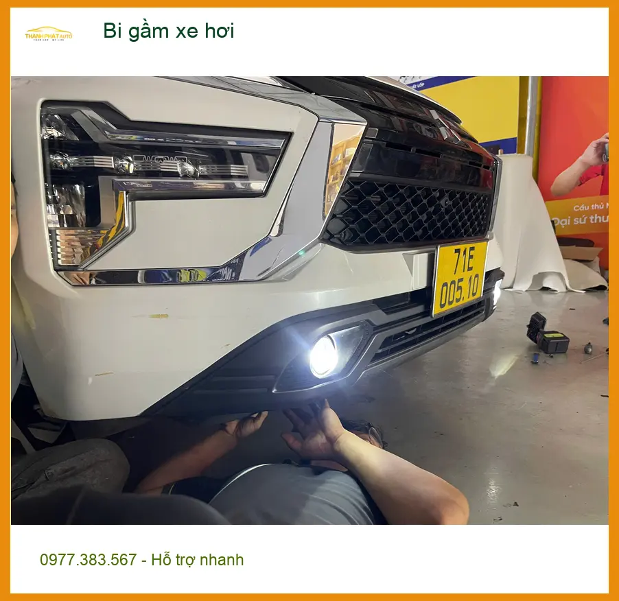Anh Minh độ bi gầm Kia K3 vì đèn nguyên bản không đủ sáng tại Quận Bình Thạnh ảnh thực tế 2
