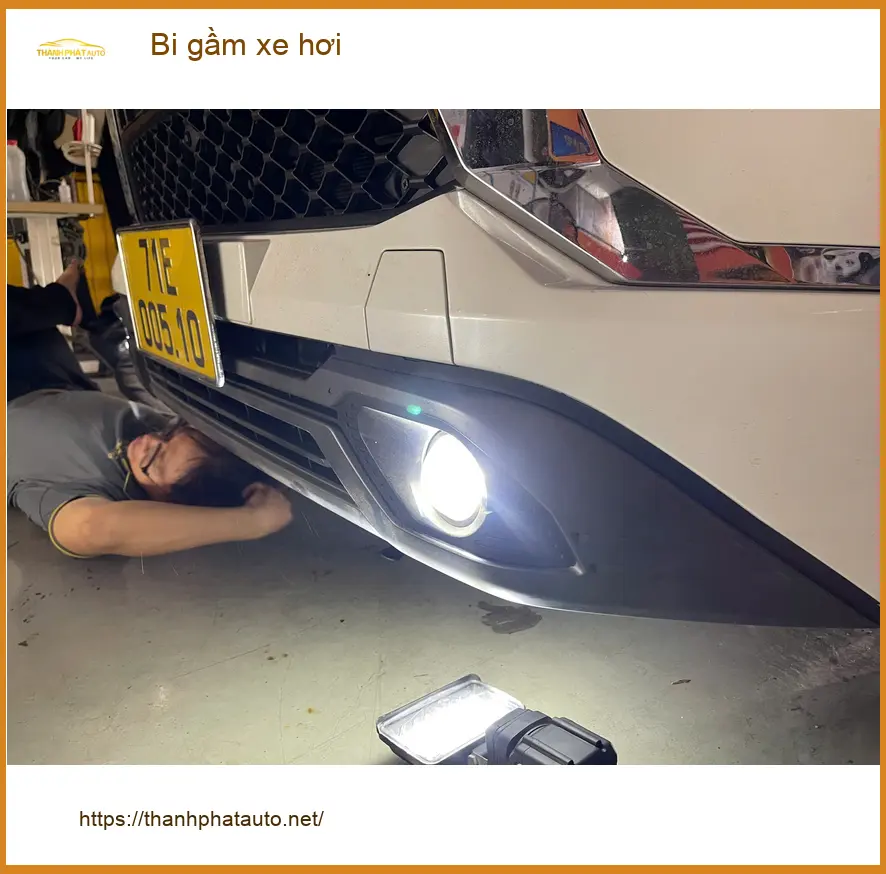 Anh Minh độ bi gầm Kia K3 vì đèn nguyên bản không đủ sáng tại Quận Bình Thạnh ảnh thực tế 3