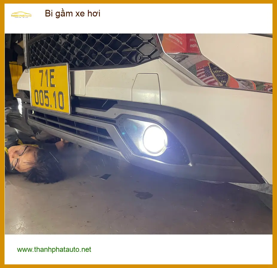 Anh Minh độ bi gầm Kia K3 vì đèn nguyên bản không đủ sáng tại Quận Bình Thạnh ảnh thực tế 4
