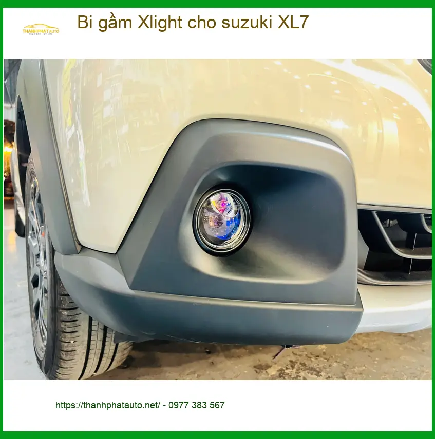 Anh Tấn lắp Bi gầm Xlight cho Suzuki XL7 vì đèn zin quá yếu khi di chuyển đêm tại Quận 3