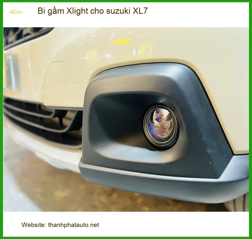 Anh Cường độ bi gầm Xlight cho Suzuki XL7 tại Quận Tân Bình để tăng sáng khi đi mưa
