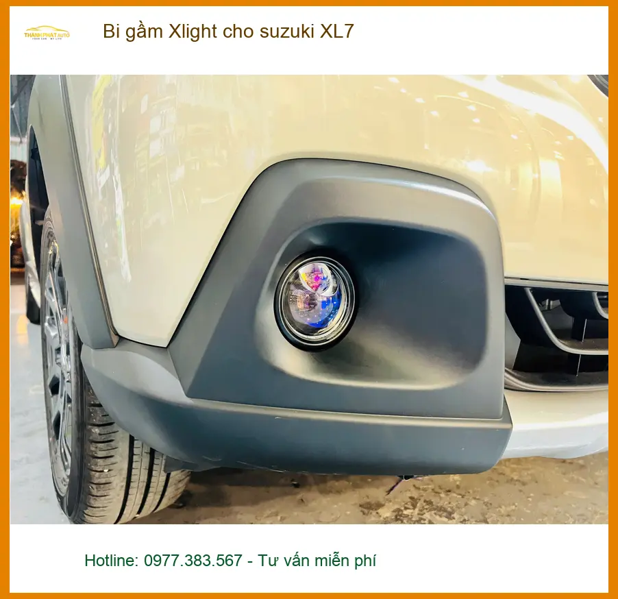 Anh Long lắp Bi gầm Xlight cho Suzuki XL7 tại Quận 7 vì đèn zin yếu ảnh thực tế 2