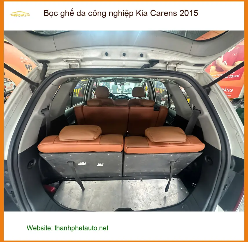 Anh Khải bọc ghế da công nghiệp cho Kia Carens 2015 ở Quận 3 ảnh thực tế 2