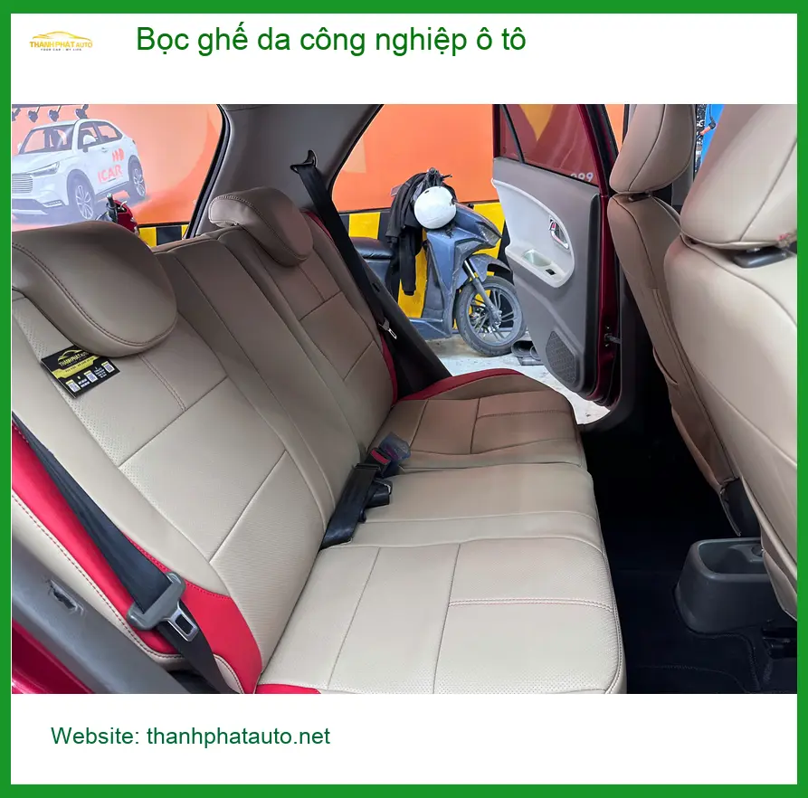 Chú Long bọc ghế da công nghiệp ô tô Kia K3 Quận 7 giúp nội thất bền đẹp ảnh thực tế 5