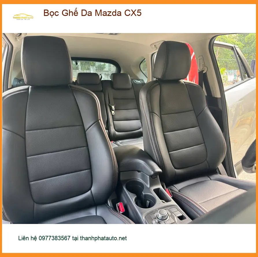 Địa chỉ Bọc Ghế Da Mazda CX5 Quận 6 uy tín cho Anh Minh để nội thất xe luôn mới đẹp ảnh thực tế 2