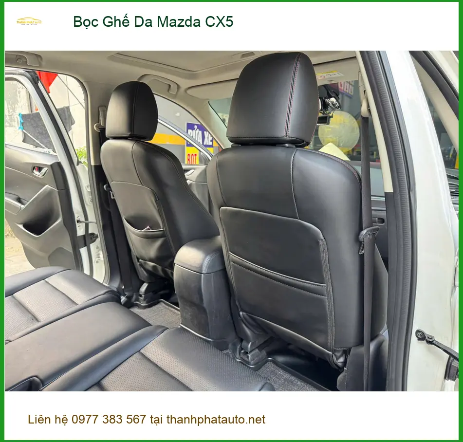 Chị Hằng Bọc Ghế Da Mazda CX5 Quận 10 để nội thất sạch đẹp và sang trọng hơn