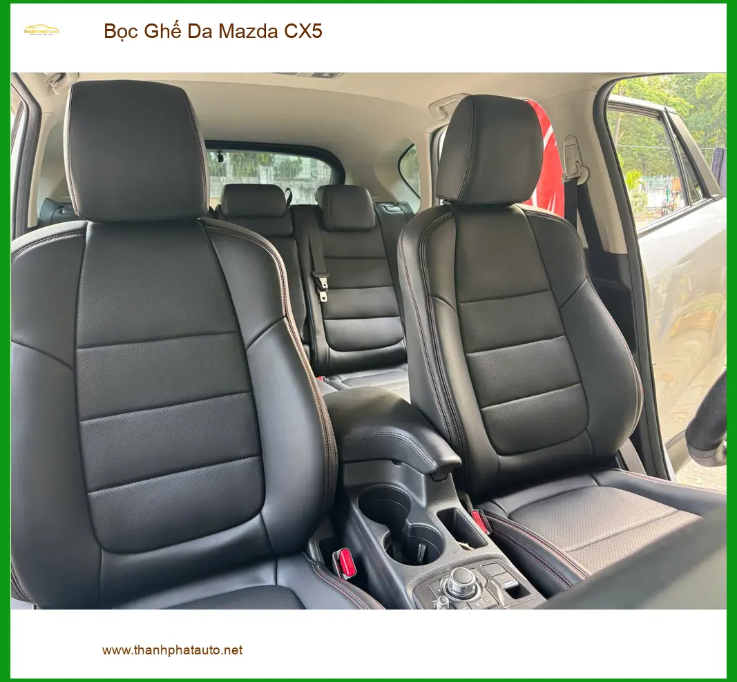 Chị Hằng Bọc Ghế Da Mazda CX5 Quận 10 để nội thất sạch đẹp và sang trọng hơn ảnh thực tế 4