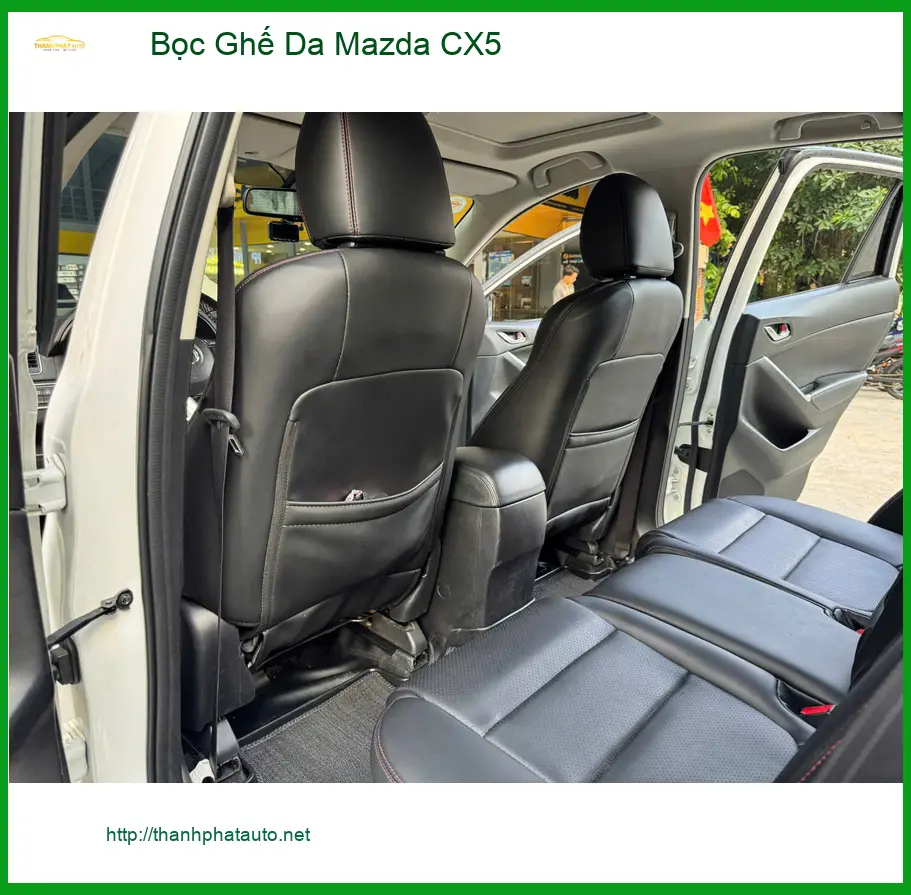 Chị Hằng Bọc Ghế Da Mazda CX5 Quận 10 để nội thất sạch đẹp và sang trọng hơn ảnh thực tế 5